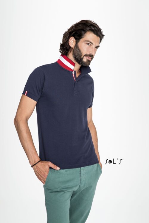 Custom Patriot Men's Polo Shirt with Logo