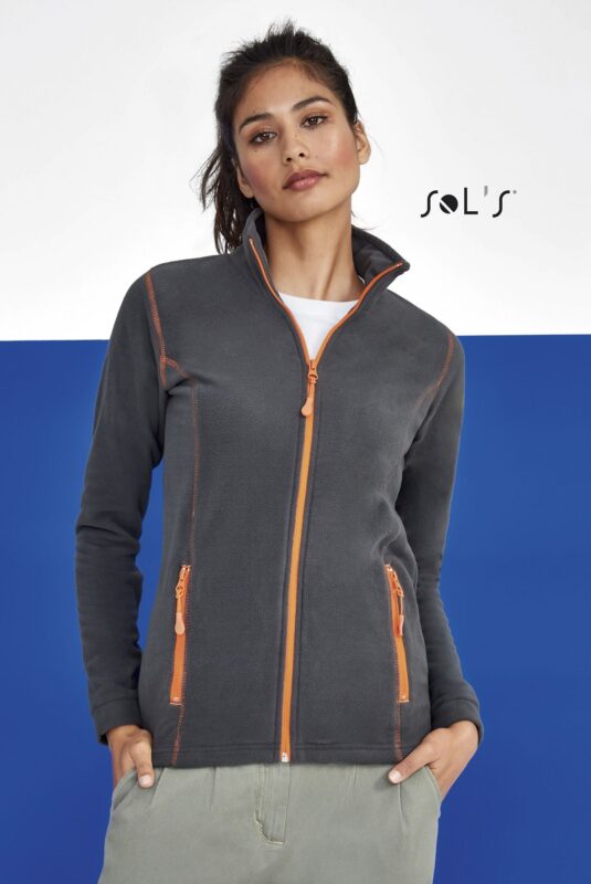 Custom Nova Women's Micro Fleece Zipped Jacket with Logo