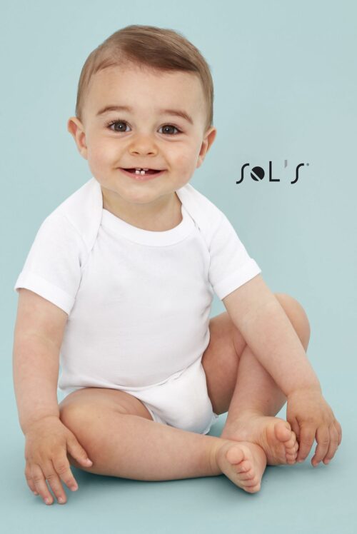 Custom Organic Bambino Baby Bodysuit with Logo