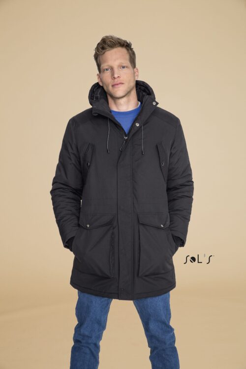 Custom Ross Men's Warm And Waterproof Jacket with Logo