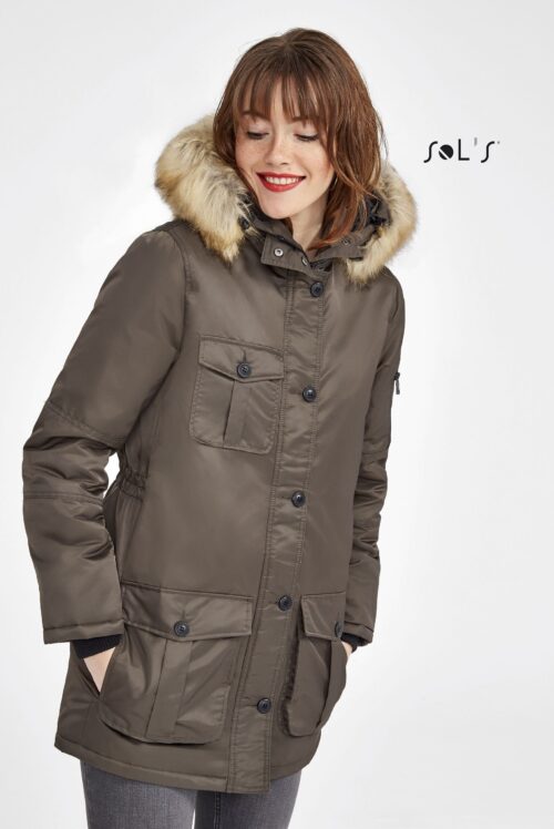 Custom Ryan Women's Warm And Waterproof Jacket with Logo