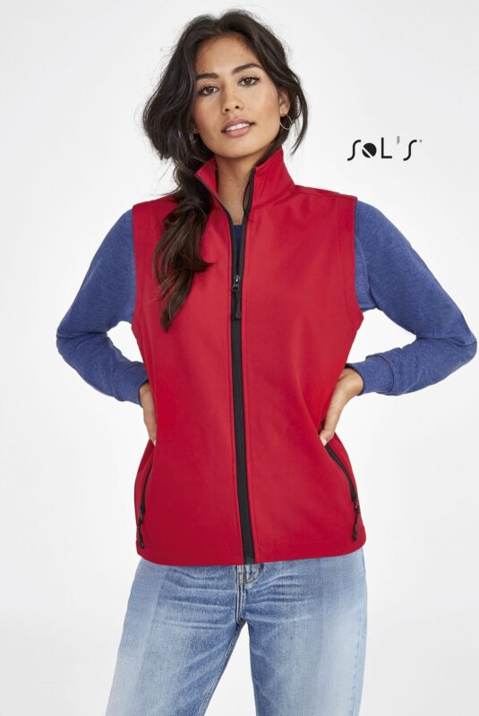 Custom Race Women's Softshell Bodywarmer with Logo