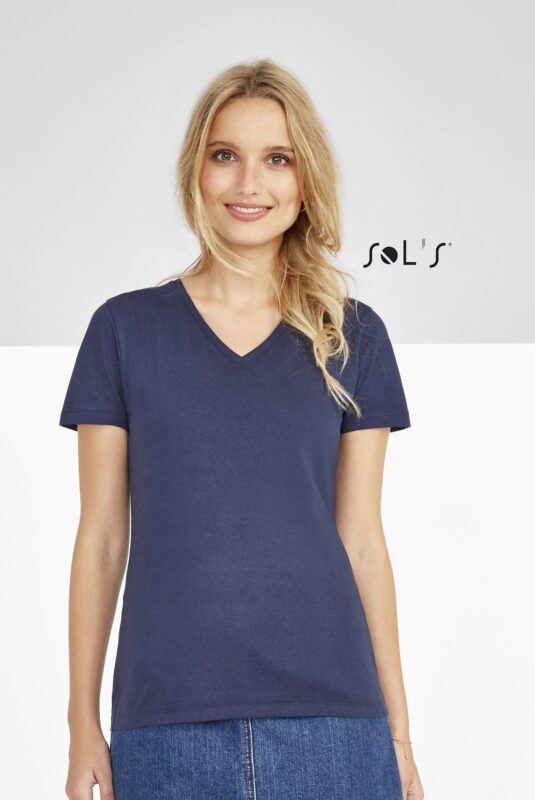 Custom Imperial V Women's V-neck T-shirt with Logo