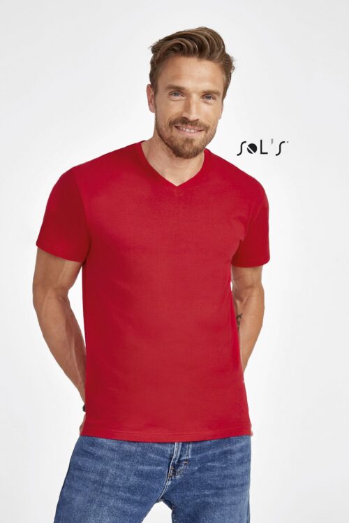 Custom Victory Men's V-neck T-shirt with Logo