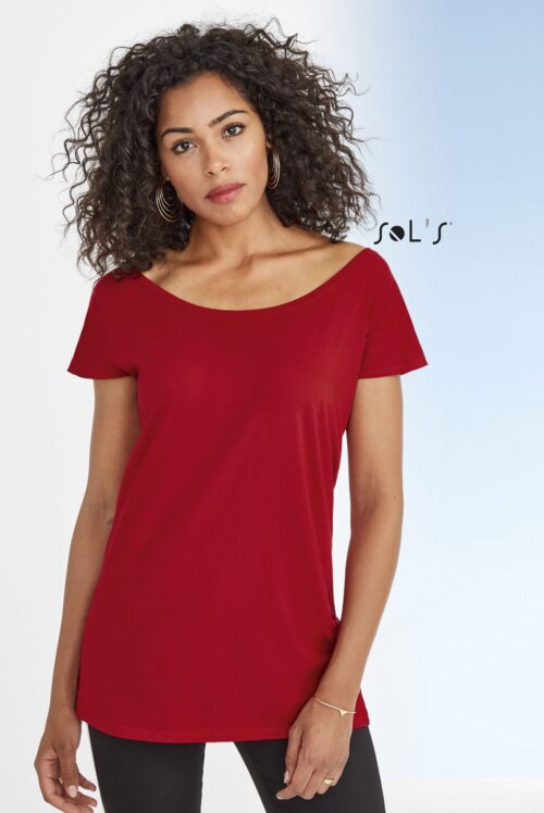 Custom Marylin Women's Short Sleeve Long Kimono T-shirt with Logo