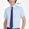 Custom Broadway Short Sleeve Stretch Men's Shirt with Logo