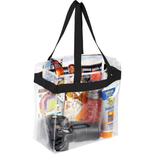 Personalise Game Day Clear Stadium Tote with Logo | Eco Gifts