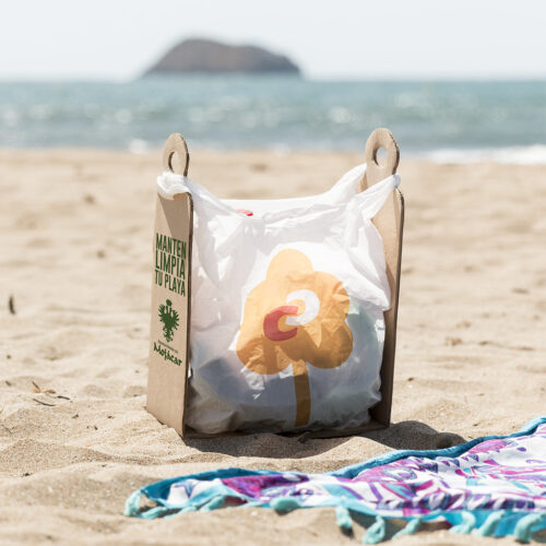 Custom Trash Bag Holder Cart with Logo