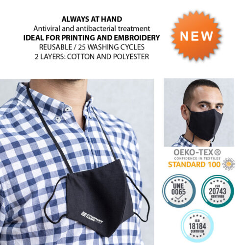 Custom Reusable Hygienic Mask Kolgar with Logo