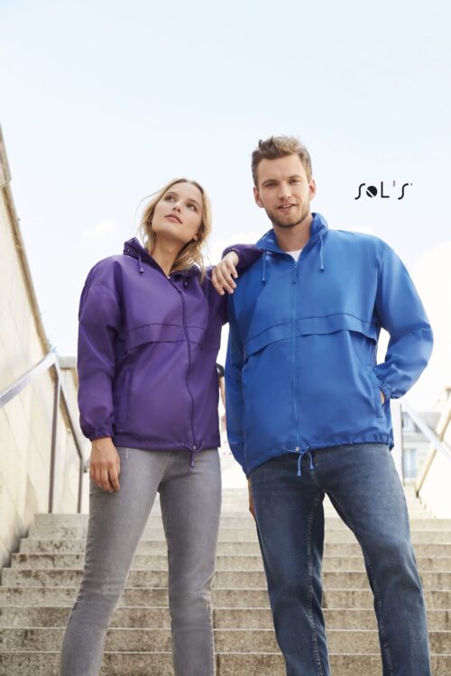 Custom Surf Unisex Water Repellent Windbreaker with Logo