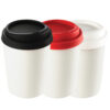 Personalise Ceramic Mug with Silicone Lid with Logo | Eco Gifts