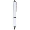 Personalise Nash Ballpoint Pen - All White with Logo | Eco Gifts