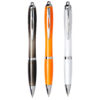 Personalise Nash Recycled PET Ballpoint Pen - Blue Ink with Logo | Eco Gifts