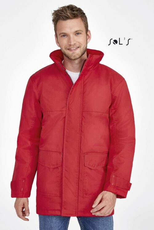 Custom Record Unisex Fleece Lined Padded Parka with Logo