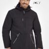 Custom Rock Men's Winter Softshell Jacket with Logo