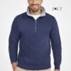 Custom Scott Men's Trucker Neck Sweatshirt (1/4 Zip) with Logo