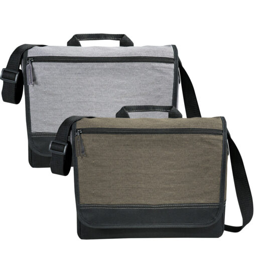 Personalise Faded Tablet Messenger Bag with Logo | Eco Gifts