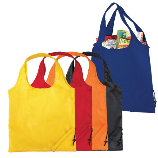 Personalise Bungalow Foldaway Shopper Tote with Logo | Eco Gifts