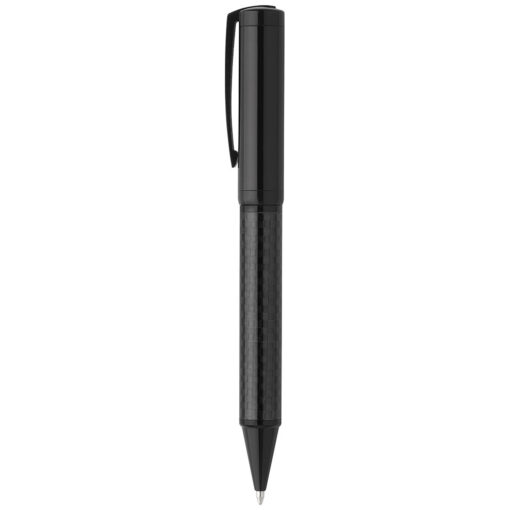 Personalise Herft Carbon Fibre Ballpoint Pen with Logo | Eco Gifts