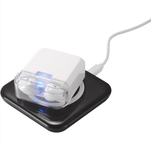 Personalise Braavos Wireless Charging True Wireless Earbuds with Logo | Eco Gifts