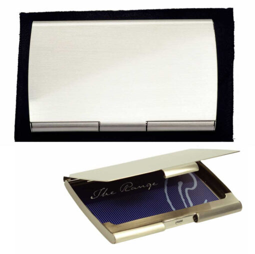 Personalise Pocket Business Card Holder with Logo | Eco Gifts