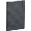 Personalise Ambassador Carbon Fibre 5 x 7 JournalBook with Logo | Eco Gifts