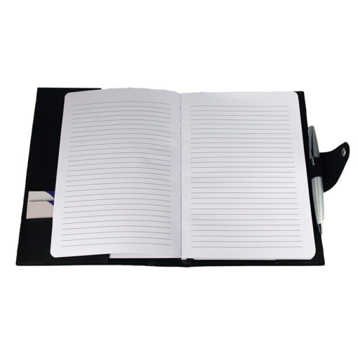 Personalise Brigadier A5 Refillable Leather Journal Padfolio with Logo | Eco Gifts
