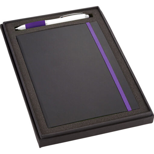 Personalise Gift Set with JB1001 Journal & Nash Pen with Logo | Eco Gifts