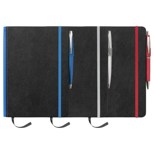 Personalise Journal Book with col spine with Logo | Eco Gifts