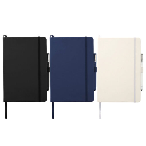 Personalise Vienna Large Hard Bound JournalBook with Logo | Eco Gifts
