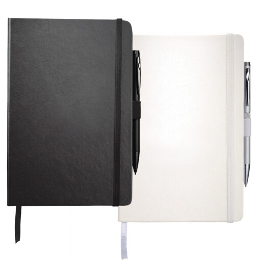 Personalise Nova Bound JournalBook with Blank Pages with Logo | Eco Gifts
