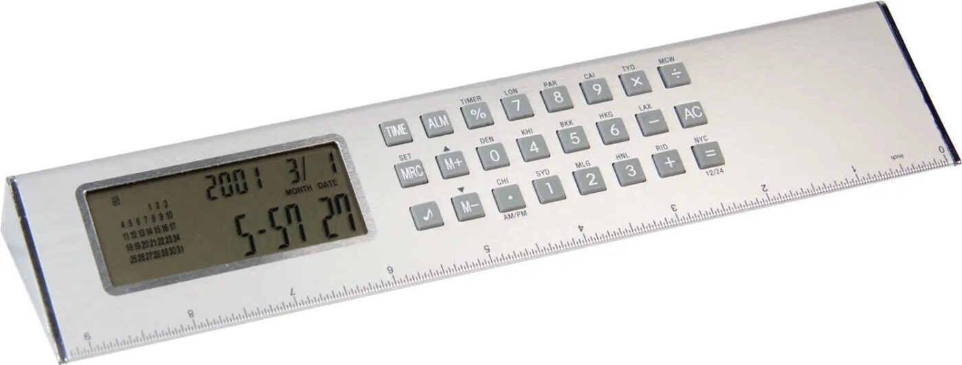 Pyramid Ruler Personalise Pyramid World Clock/ruler with Logo - coBRANDED