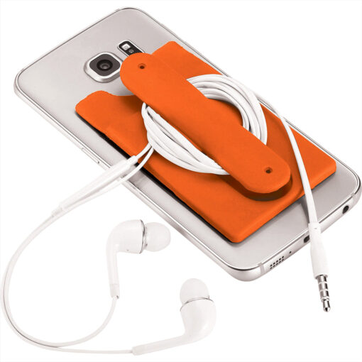 Personalise Silicone Phone Wallet with Stand with Logo | Eco Gifts
