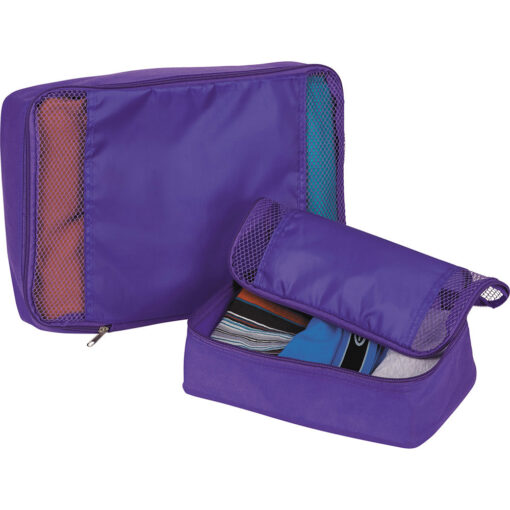 Personalise Set of 2 Packing Cubes with Logo | Eco Gifts