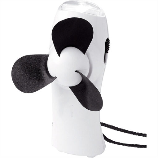 Personalise Turbo Mini Fan / Flashlight with Logo | Eco Gifts