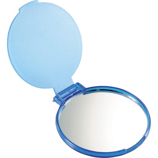 Personalise Glimmer Round Mirror with Logo | Eco Gifts