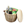 Personalise Wicker Basket with PU Strap with Logo | Eco Gifts