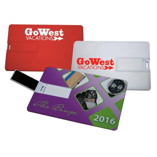 Personalise Superslim Credit Card USB - 4G with Logo | Eco Gifts