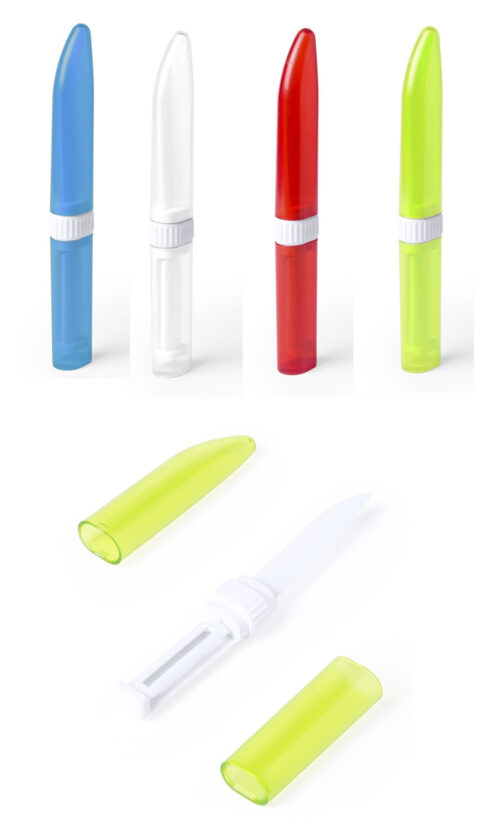 Custom Knife Peeler Set Levian with Logo