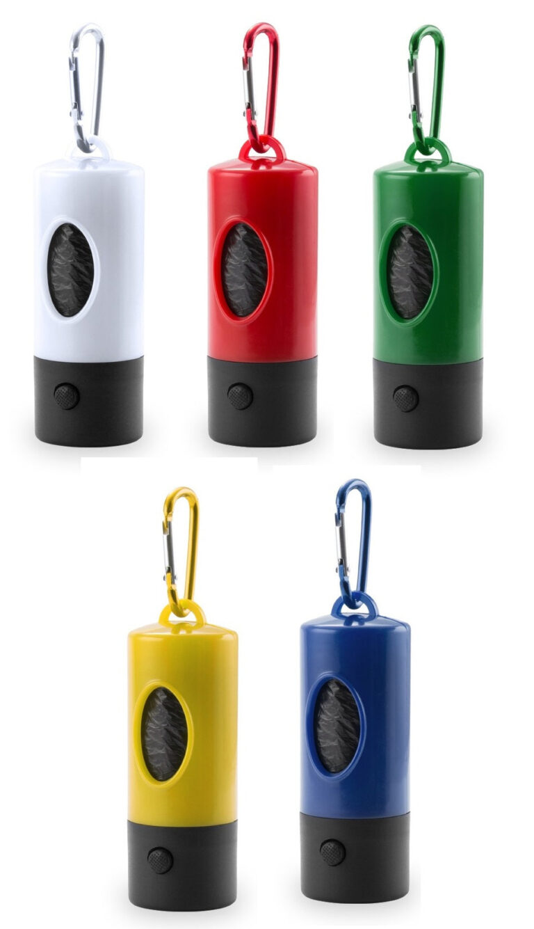 Custom Waste Bag Dispenser With Torch with Logo