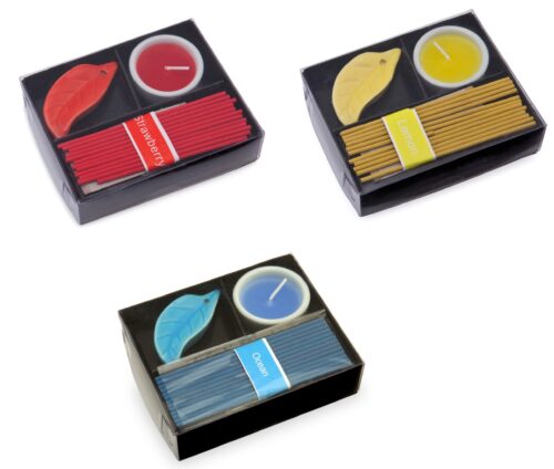 Custom Inciense And Candle Set Nikel with Logo