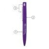 Purple Scottish Parliament branded ballpoint pen