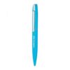 Bright blue sleek design ballpoint pen