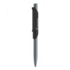 Sleek silver digital stylus with black clip