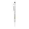 White Microsoft-branded pen with stylus tip