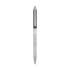 Silver SCALPA pen with clear body and black text