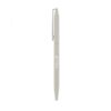 Slim silver Kaweco pen isolated on white background