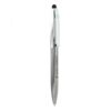 Silver pen with stylus tip and clip