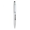 Silver AMG-branded pen with clip and stylus top
