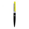 Yellow and black branded Hoxton Gin pen